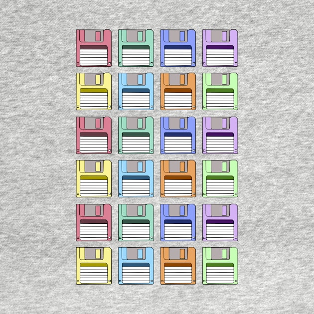 Floppy Disk Pattern by FlashmanBiscuit